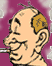smoking joke link; cartoon thumb of cigarette smoking man