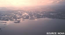 picture wetlands, courtesy NOAA