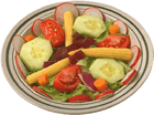 picture of plate of vegetables