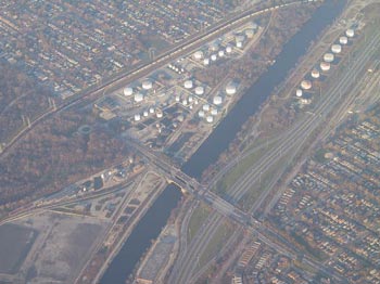 arial picture of sprawl