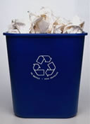 picture of paper recycling receptacle