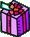 graphic of gift, icon for gag1
