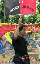 picture of protester holding sign