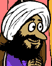 cartoon thumb of sultan; link for joke-cartoon, THE GOOD AND BAD POINTS ABOUT BEING A TRADITIONAL SULTAN IN A MODERN WORLD
