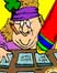 Gambling Cartoon/Joke link; thumb of bingo player