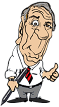 Drawing of Bob Dole