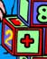 New Math Cartoon link; thumb of little boy with lettered building blocks