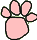 callout icon - hippo paw print