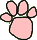 callout icon - hippo paw print