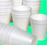 picture of polystyrene coffee cups