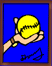 Baseball Cartoon link; thumb of baseball in a hand