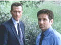 John Doggett and Fox Mulder in a field