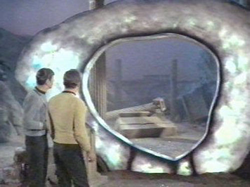 picture of time portal from the Star Trek episode City on the Edge of Forever