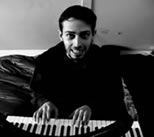 Count Dracula at keyboard; click to see video on YouTube