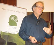 photo of Richard Douthwaite; click to go to audio interview page; opens in new window