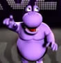 graphic of purple dancing hippo; link for video page; opens in new window