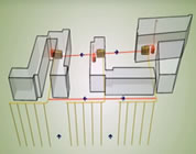 green building video link; thumb of image of geothermal heating/cooling system for apartment complex