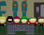 funny shop class video link; thumb of south park characters in shop class