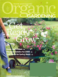 magazine cover for Organic Gardening Magazine; click to view on Amazon dot com